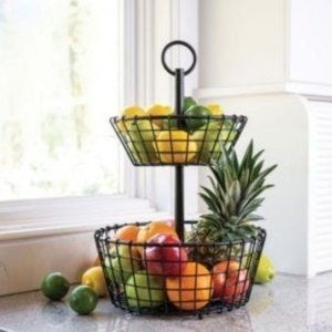 New Black 2-Tier Basket.